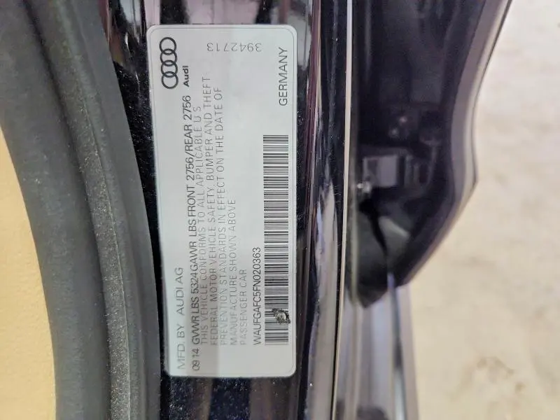 2015 AUDI A6 PREMIUM PLUS  