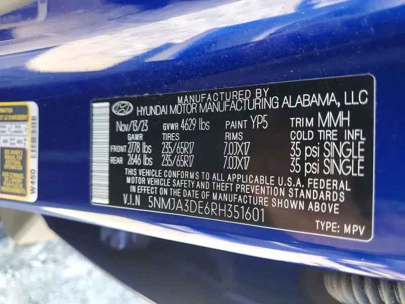 2024 HYUNDAI TUCSON SE  