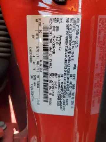 2013 FORD FOCUS SE  