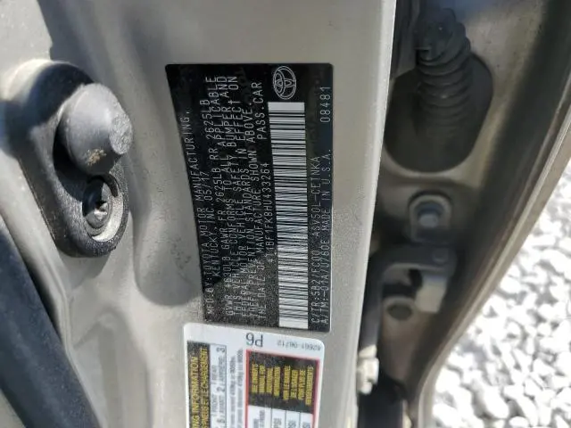 2017 TOYOTA CAMRY LE  