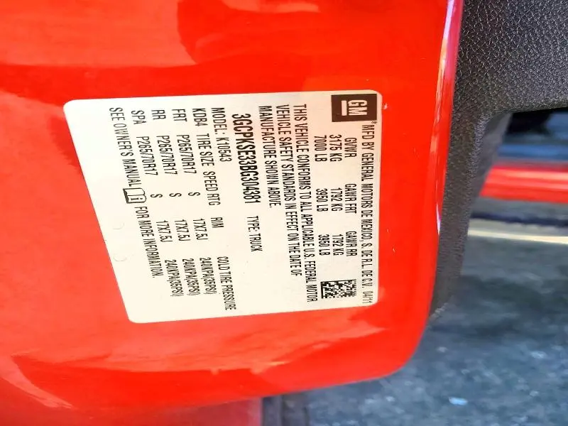 2011 CHEVROLET SILVERADO K1500 LT  