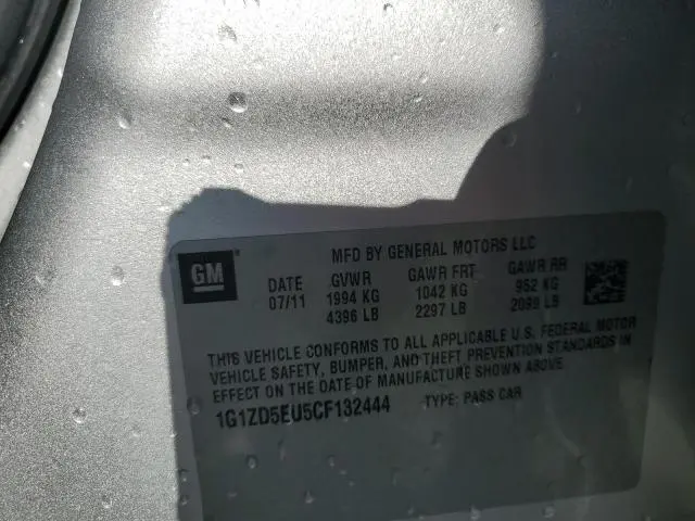 2012 CHEVROLET MALIBU 2LT  