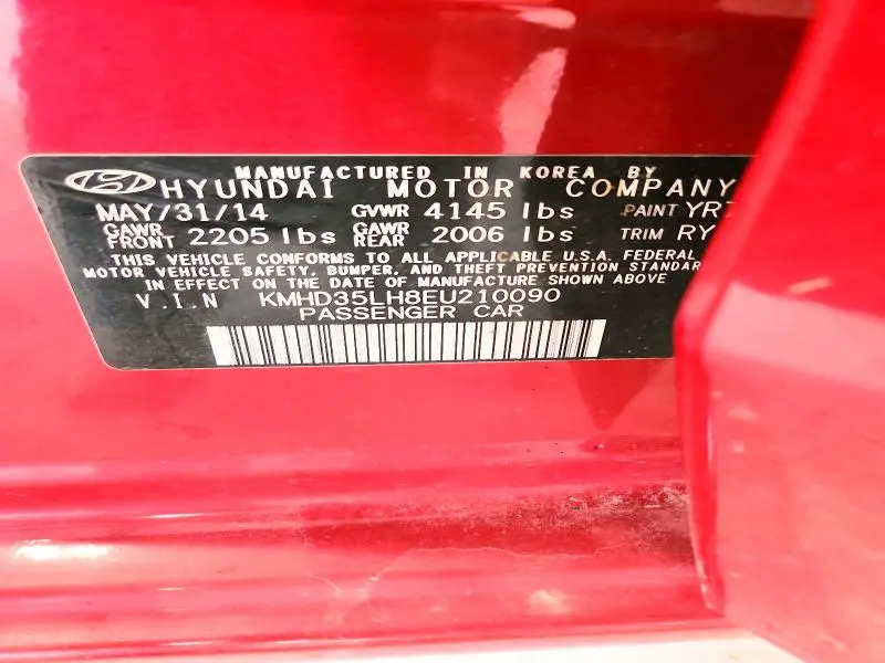 2014 HYUNDAI ELANTRA GT BASE  