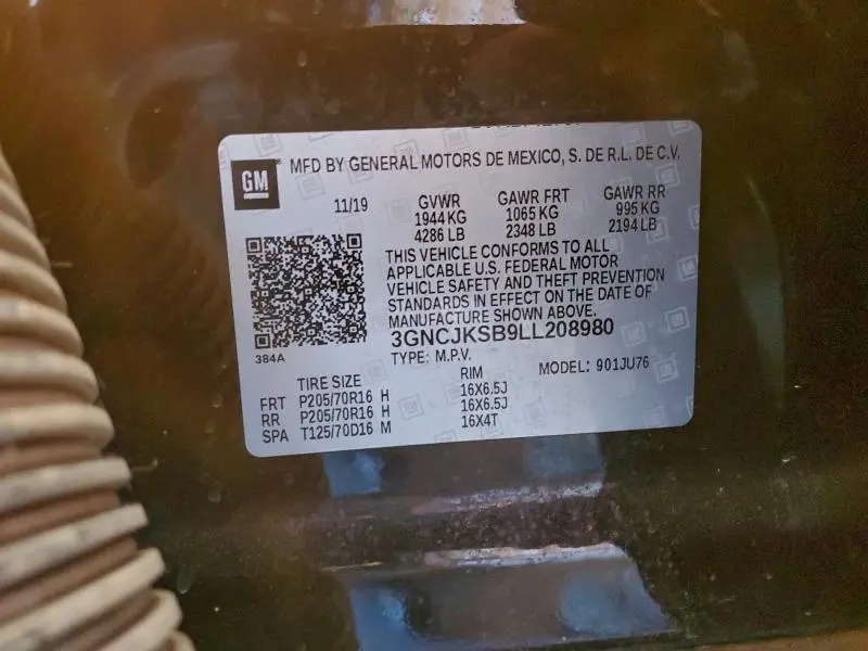 2020 CHEVROLET TRAX LS  