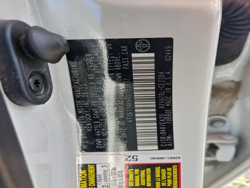 2024 TOYOTA CAMRY SE NIGHT SHADE  