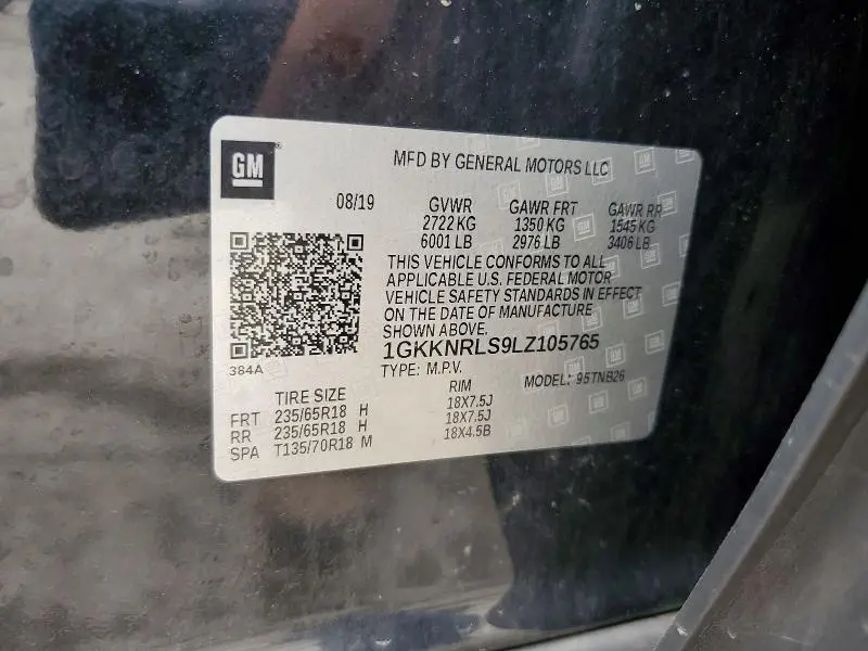2020 GMC ACADIA SLE  