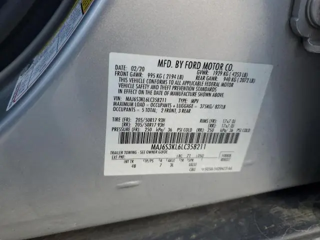 2020 FORD ECOSPORT TITANIUM  