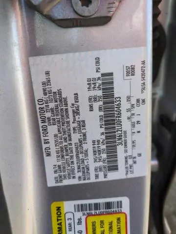 2015 LINCOLN MKZ HYBRID  