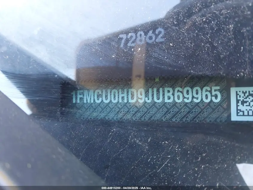 2018 FORD ESCAPE SEL
