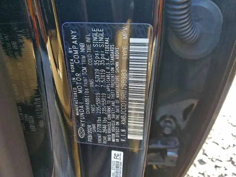 2024 HYUNDAI TUCSON SEL CONVENIENCE  