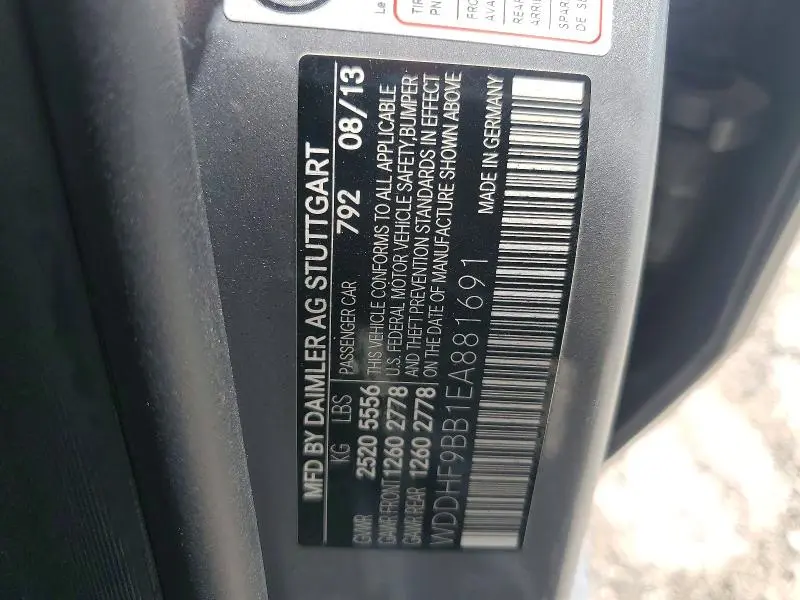 2014 MERCEDES-BENZ E 550 4MATIC  