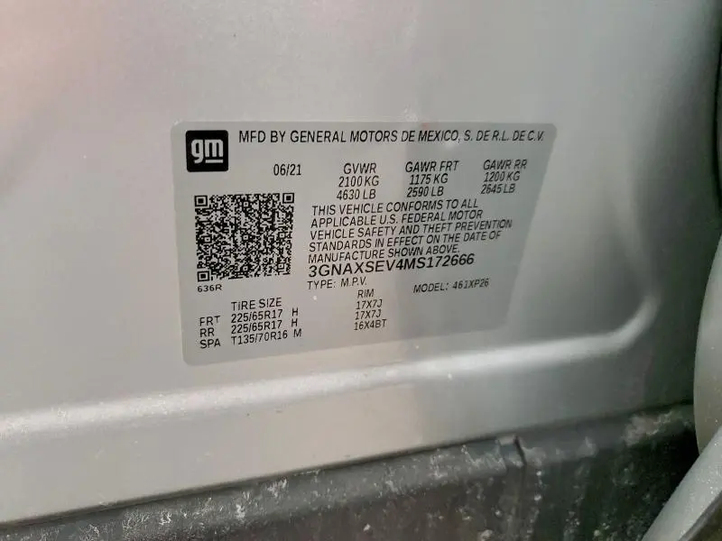 2021 CHEVROLET EQUINOX LS  