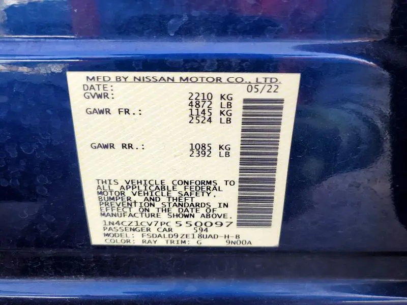 2023 NISSAN LEAF SV PLUS  