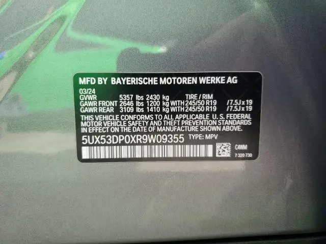 2024 BMW X3 XDRIVE30I  