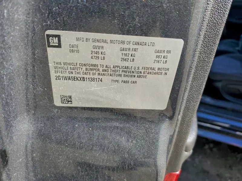 2011 CHEVROLET IMPALA LS  