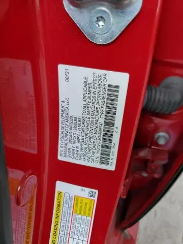 2021 HONDA ACCORD SPORT  