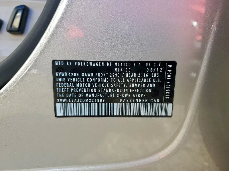 2013 VOLKSWAGEN JETTA TDI  