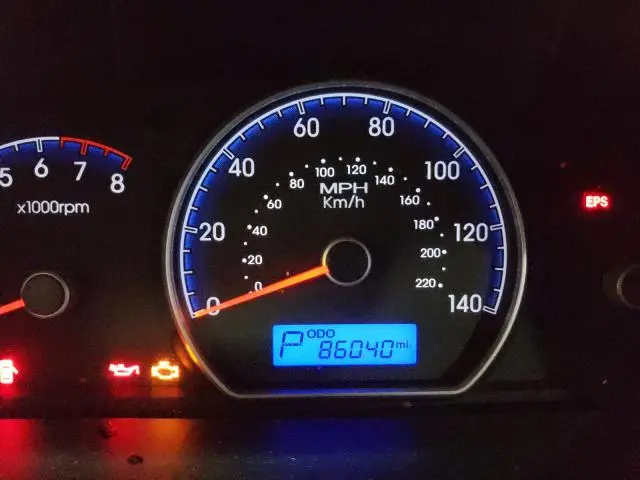 2010 HYUNDAI ELANTRA BLUE