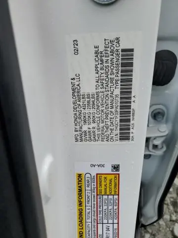 2023 HONDA ACCORD EX  