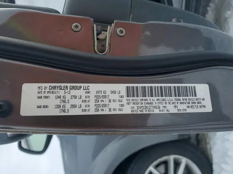 2013 DODGE JOURNEY SXT  