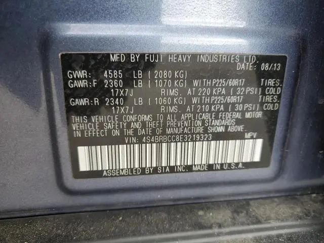 2014 SUBARU OUTBACK 2.5I PREMIUM  