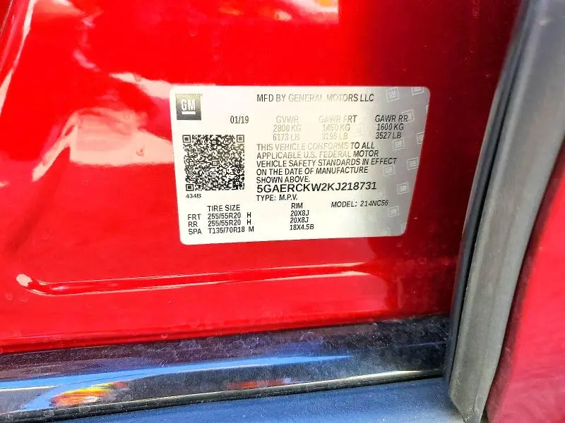 2019 BUICK ENCLAVE PREMIUM  