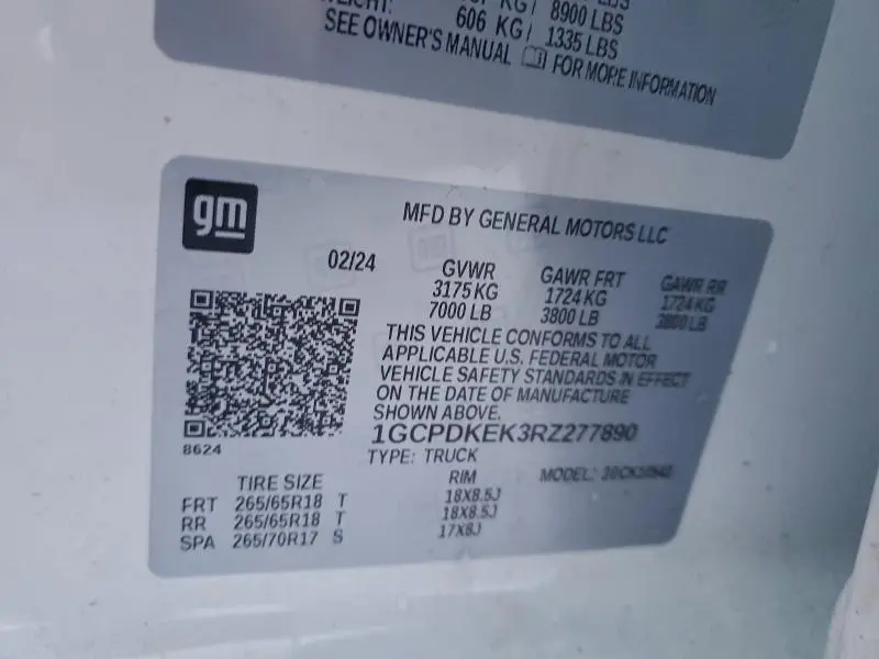 2024 CHEVROLET SILVERADO K1500 LT-L  