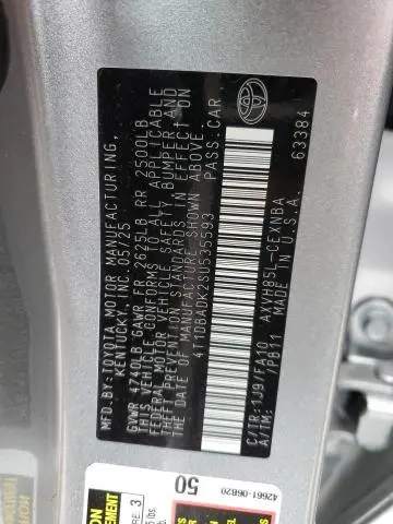 2025 TOYOTA CAMRY XSE  