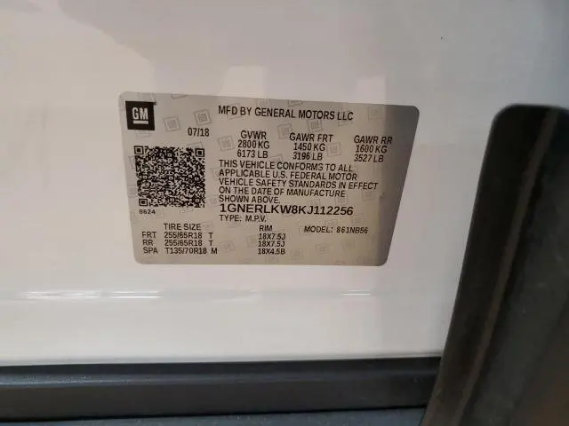 2019 CHEVROLET TRAVERSE LS  