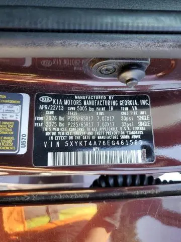 2014 KIA SORENTO LX  