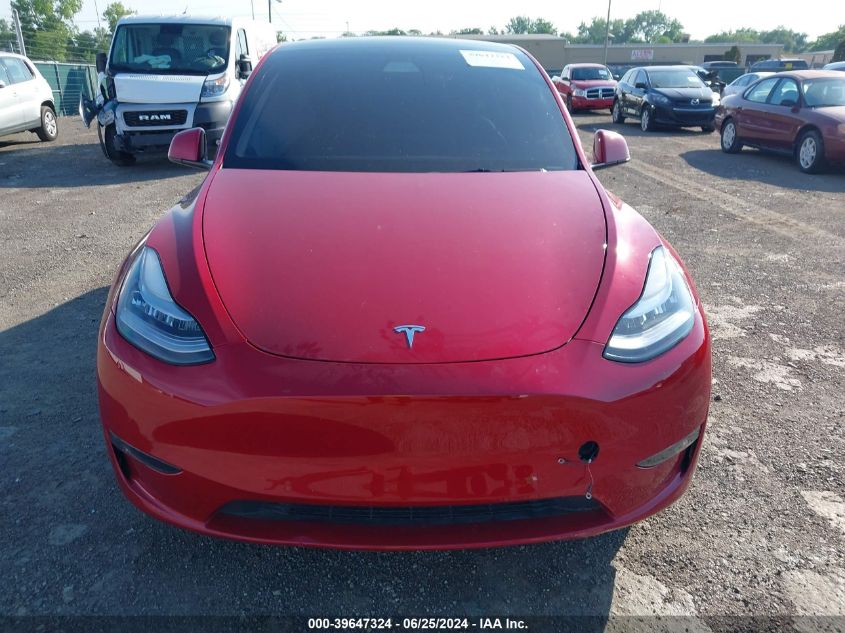 2021 TESLA MODEL Y LONG RANGE DUAL MOTOR ALL-WHEEL DRIVE