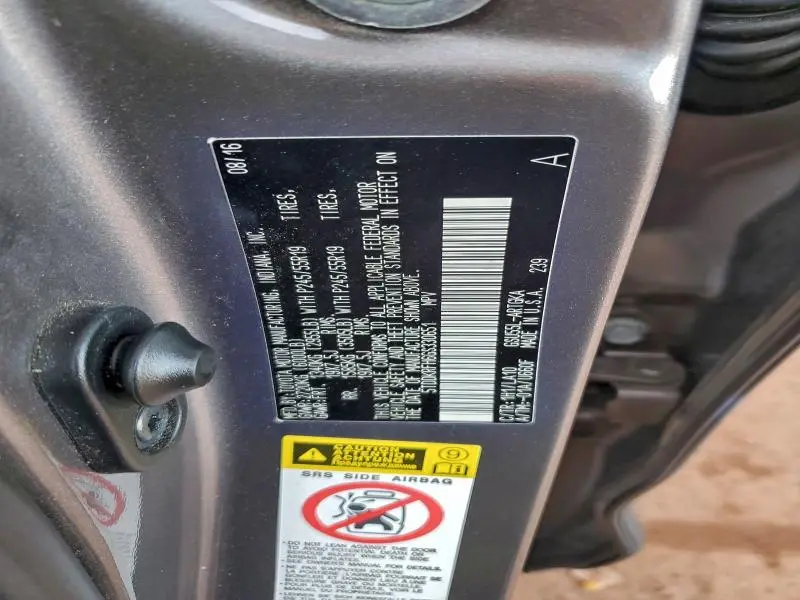 2016 TOYOTA HIGHLANDER LIMITED  