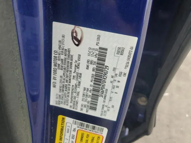 2015 FORD FUSION SE  