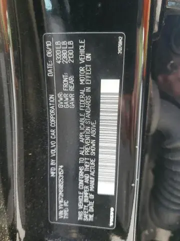 2011 VOLVO S40 T5