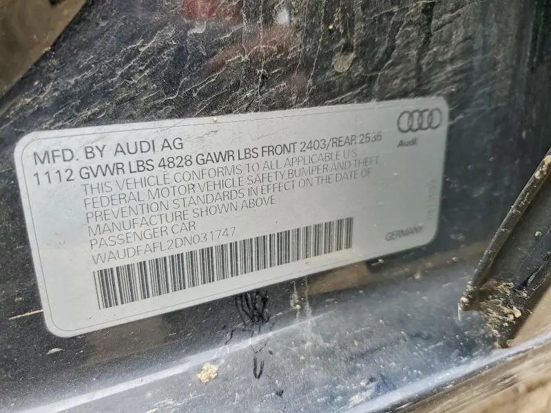 2013 AUDI A4 PREMIUM  