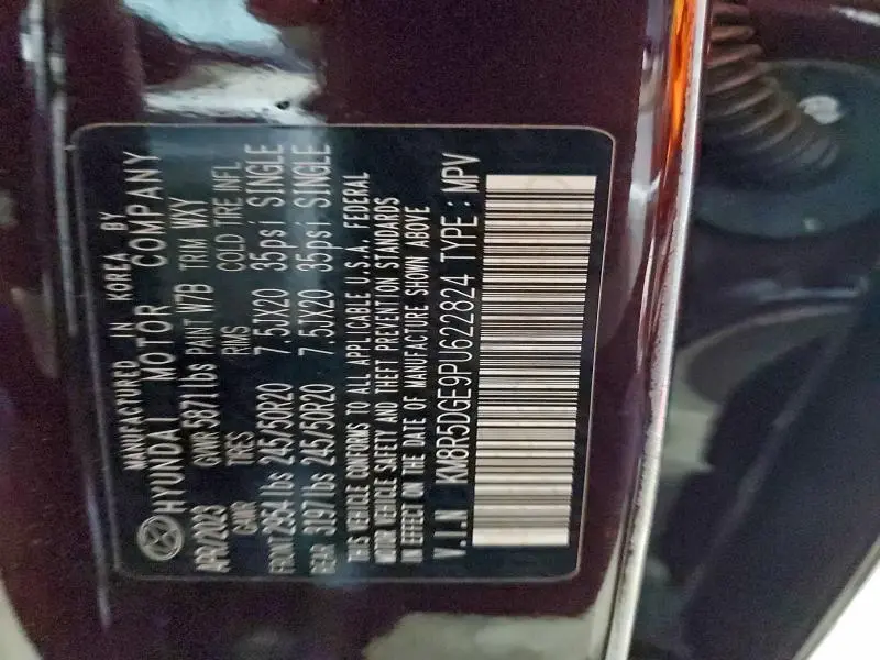 2023 HYUNDAI PALISADE LIMITED  