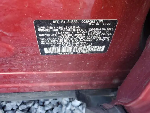 2021 SUBARU FORESTER LIMITED  