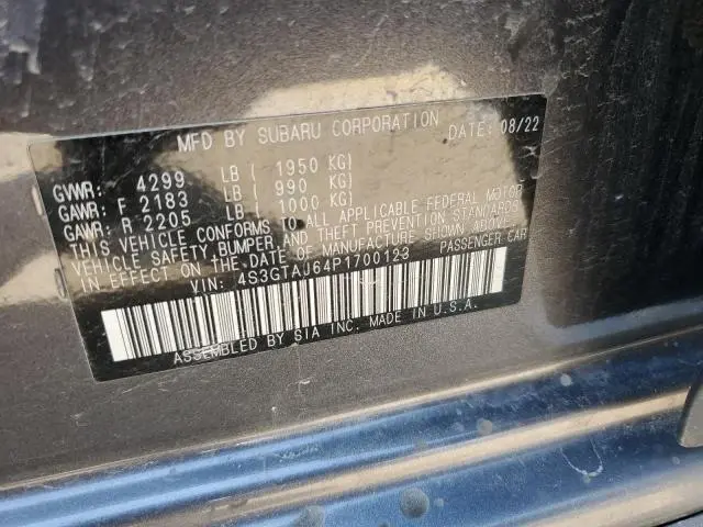 2023 SUBARU IMPREZA SPORT  