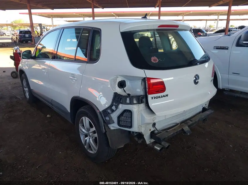 2012 VOLKSWAGEN TIGUAN S
