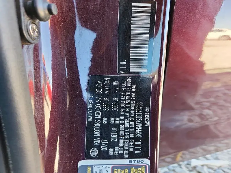 2018 KIA FORTE LX  
