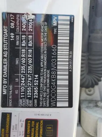 2018 MERCEDES-BENZ GLC 300 4MATIC  