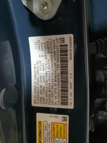 2025 HONDA CIVIC SPORT  