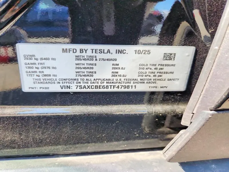 2026 TESLA MODEL X   