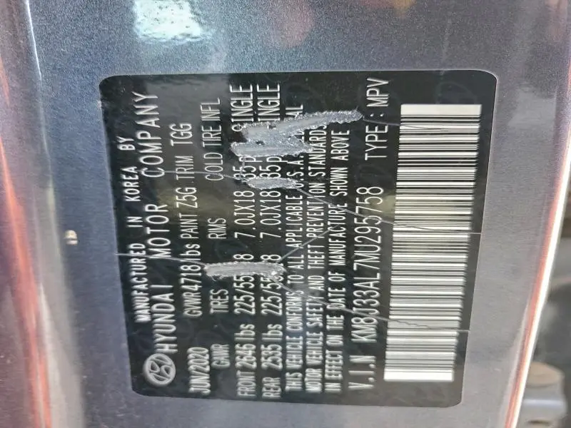 2021 HYUNDAI TUCSON LIMITED  