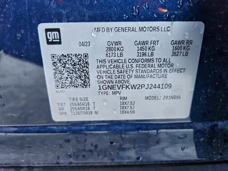 2023 CHEVROLET TRAVERSE LS  