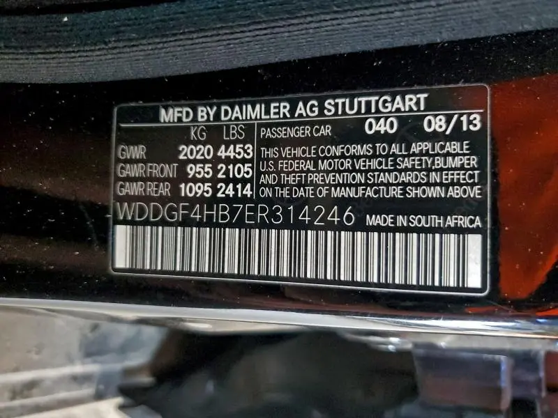 2014 MERCEDES-BENZ C 250  