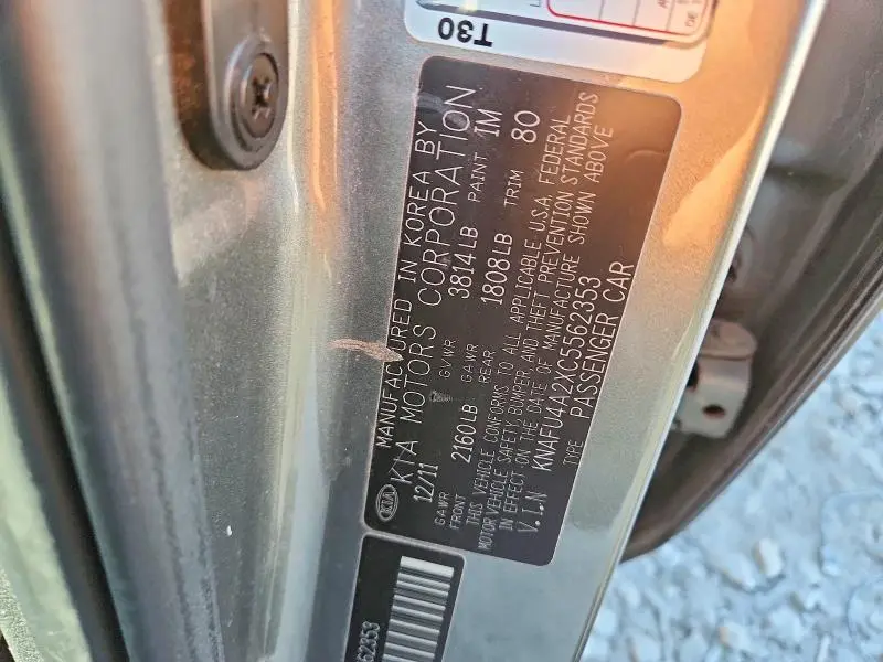 2012 KIA FORTE EX  