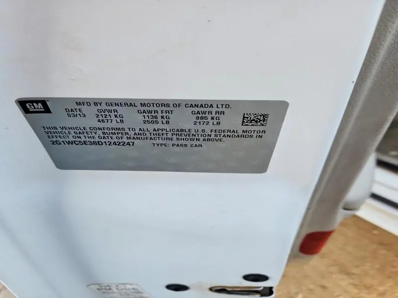 2013 CHEVROLET IMPALA LTZ  