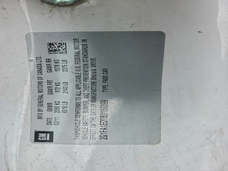 2011 CHEVROLET CAMARO LS  