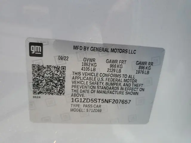 2022 CHEVROLET MALIBU LT  